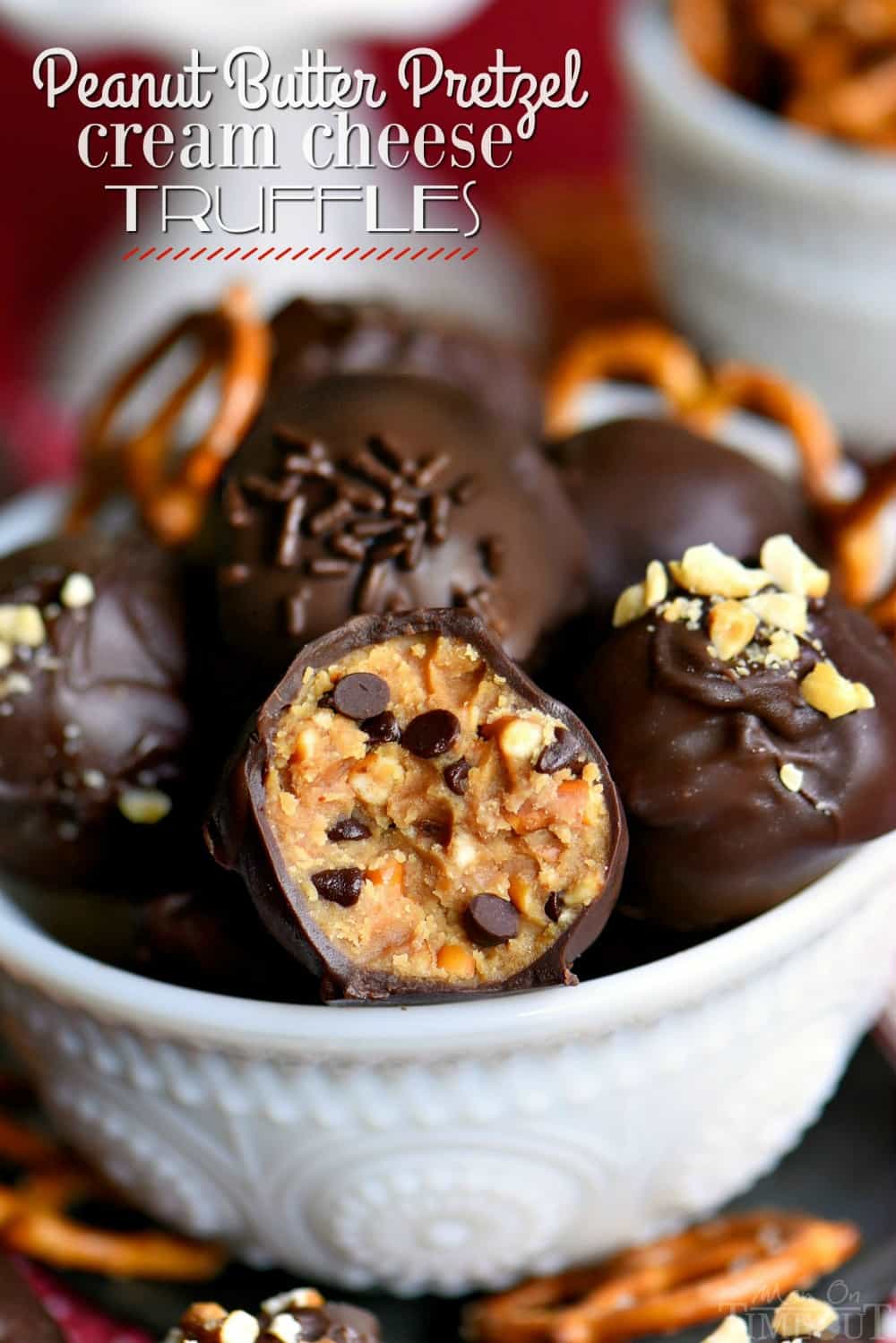 Peanut Butter Pretzel Truffles