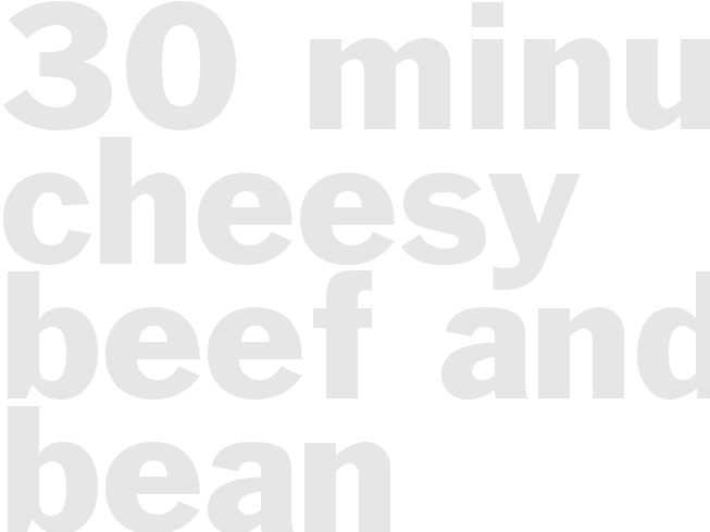 30-Minute Cheesy Beef and Bean Enchiladas