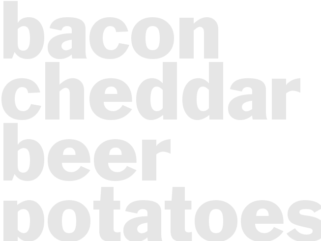 Bacon Cheddar Beer Potatoes Au Gratin 