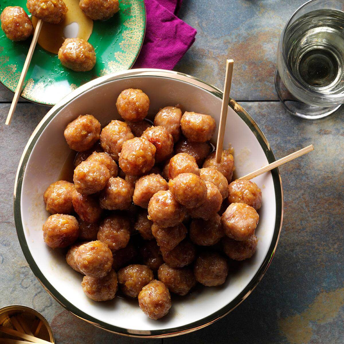 Ham Balls with Brown Sugar Glaze Recipe | Taste of Home