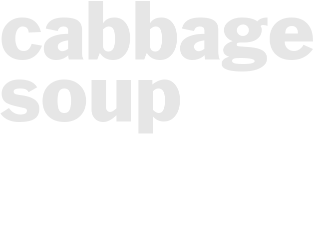 CABBAGE SOUP
