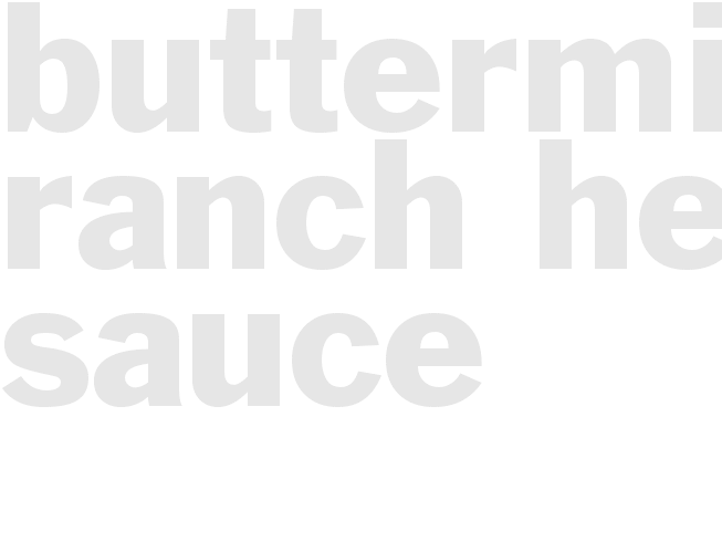Buttermilk-Ranch-Herb Sauce