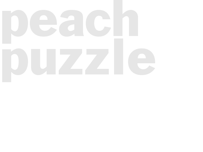 PEACH PUZZLE