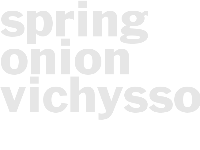 SPRING ONION VICHYSSOISE