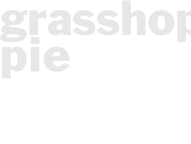 GRASSHOPPER PIE 