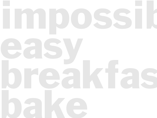 Impossibly Easy Breakfast Bake 