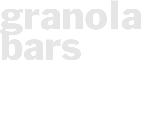 GRANOLA BARS