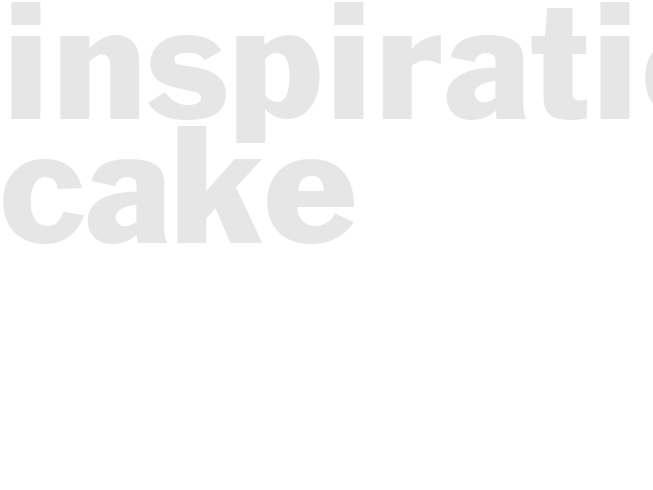 INSPIRATION CAKE