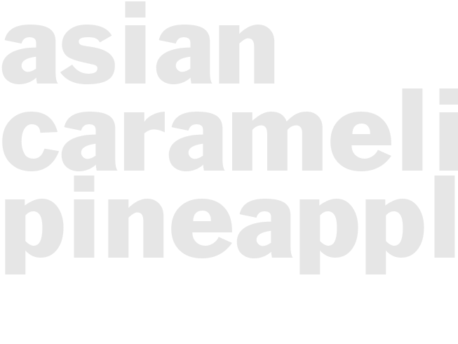 ASIAN CARAMELIZED PINEAPPLE