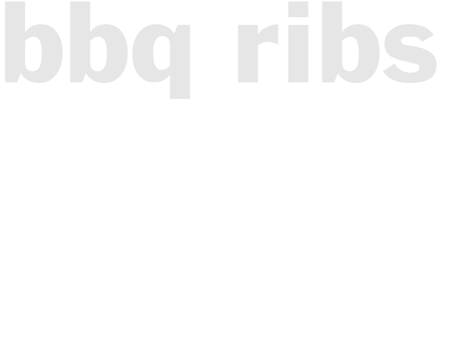 BBQ RIBS