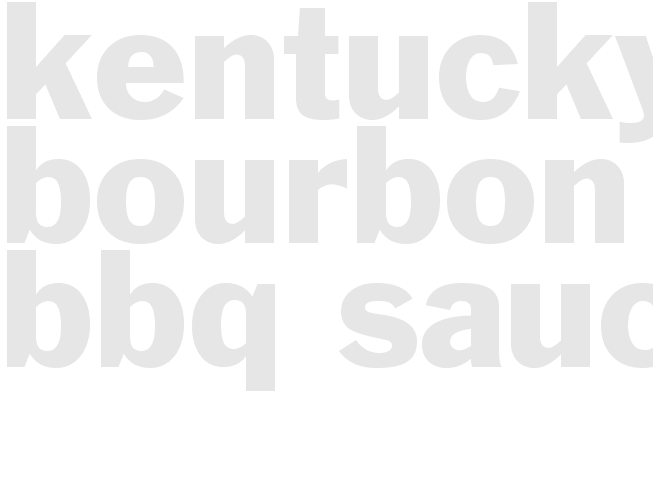 Kentucky Bourbon BBQ Sauce