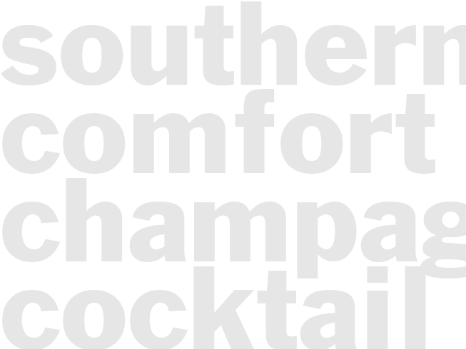 SOUTHERN COMFORT CHAMPAGNE COCKTAIL 