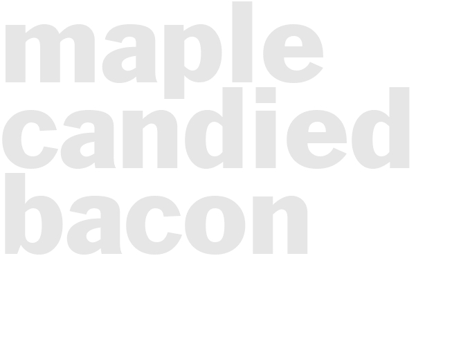 Maple Candied Bacon