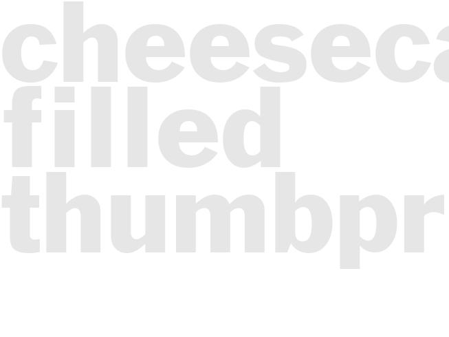 CHEESECAKE FILLED THUMBPRINTS 