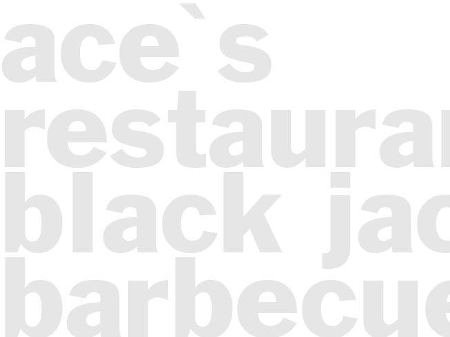 Ace's Restaurant Black Jack Barbecue Sauce