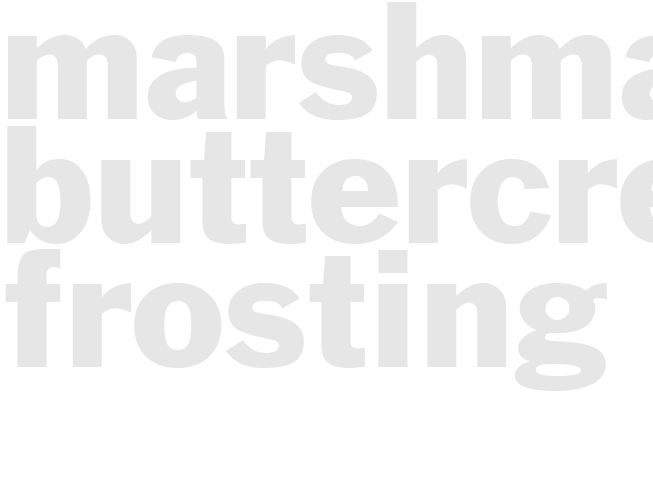 Marshmallow Buttercream Frosting