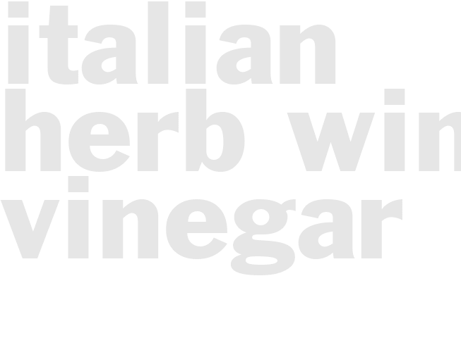 Italian Herb Wine Vinegar