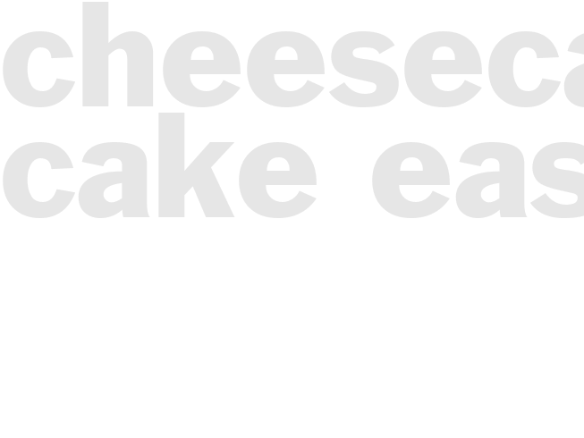 CHEESECAKE CAKE - Easy