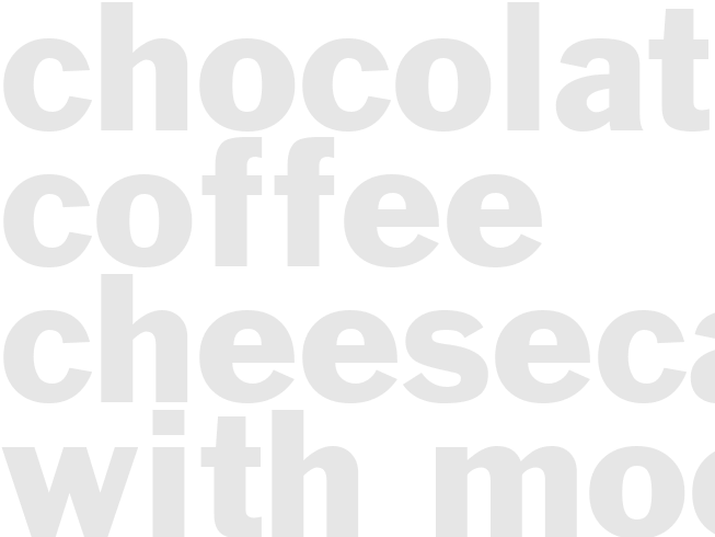CHOCOLATE-COFFEE CHEESECAKE WITH MOCHA SAUCE  