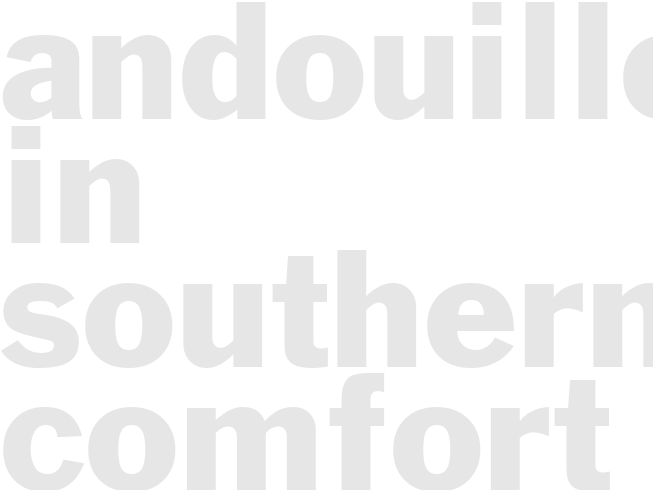 ANDOUILLE IN SOUTHERN COMFORT BARBECUE SAUCE