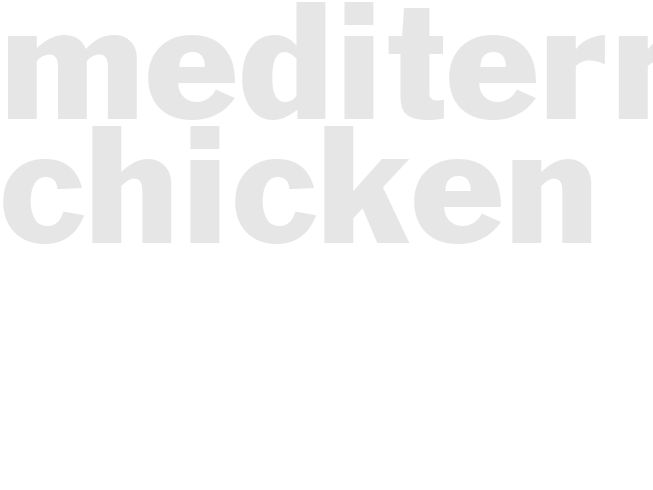 MEDITERRANEAN CHICKEN