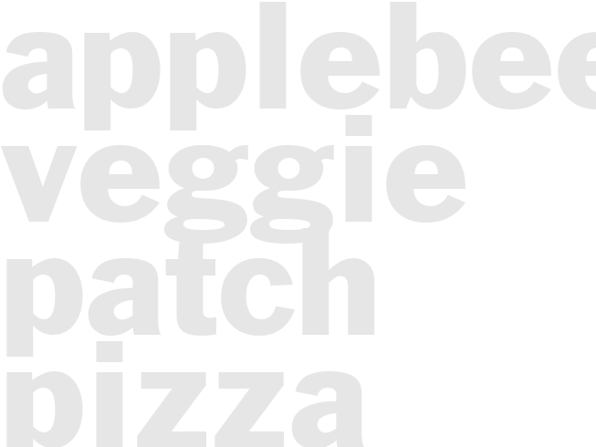 APPLEBEE'S VEGGIE PATCH PIZZA