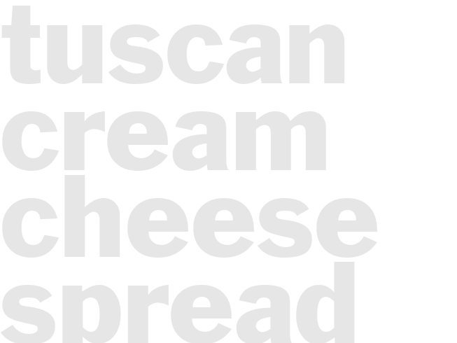 TUSCAN CREAM CHEESE SPREAD 
