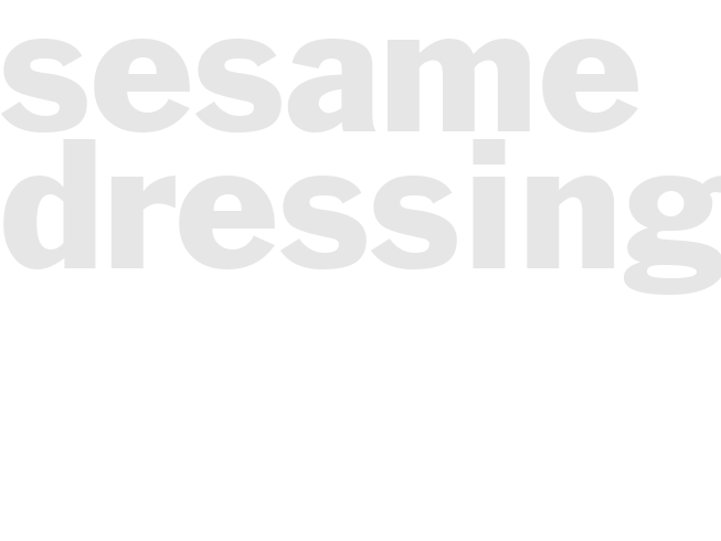 SESAME DRESSING