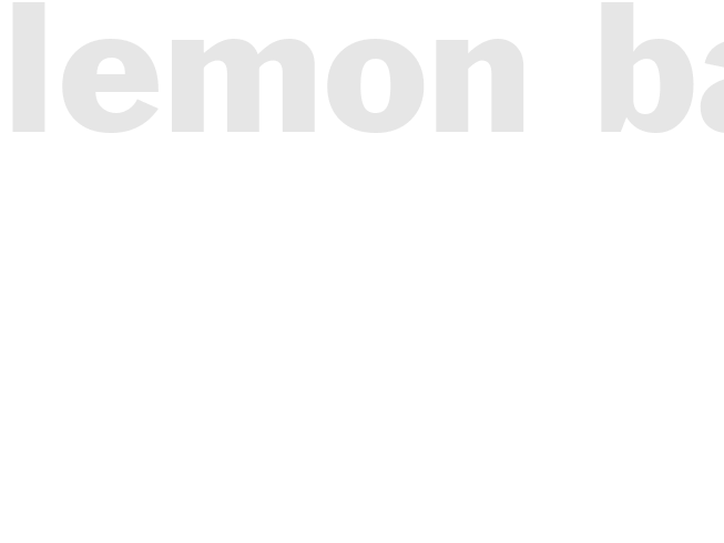 LEMON BARS