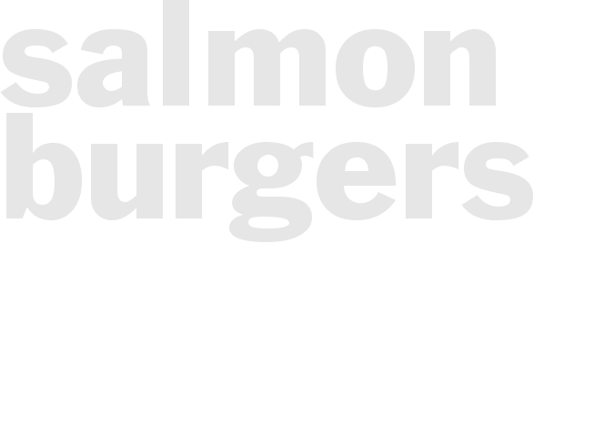 SALMON BURGERS