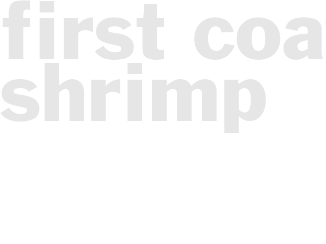 FIRST COAT SHRIMP