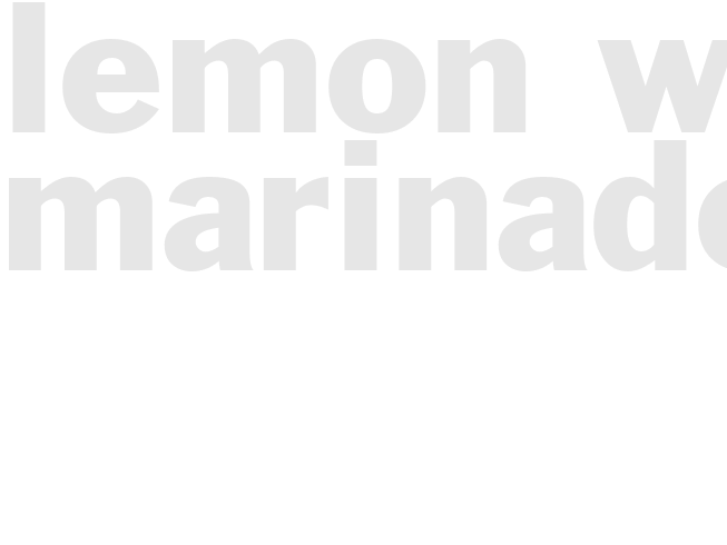 LEMON WINE MARINADE 