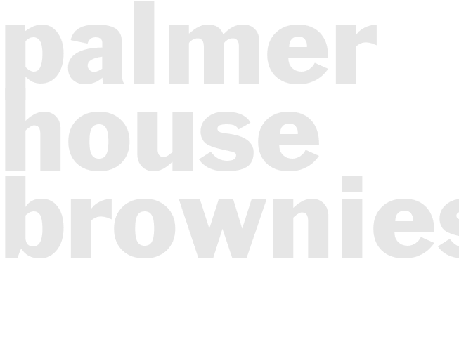 PALMER HOUSE BROWNIES