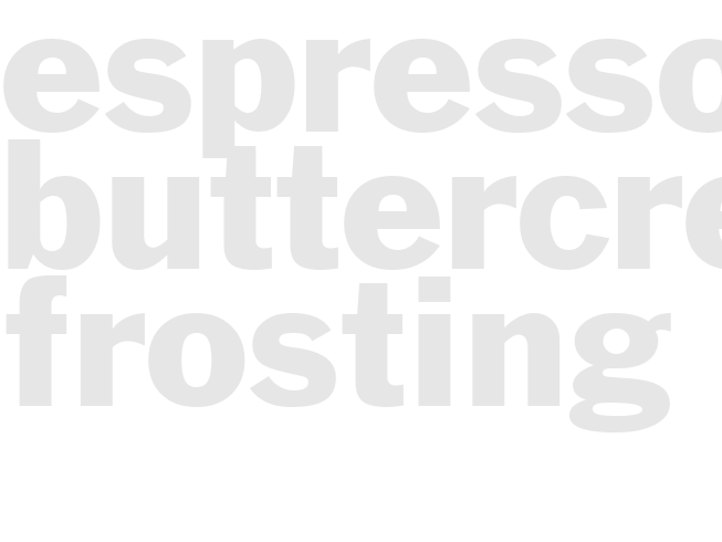 ESPRESSO BUTTERCREAM FROSTING