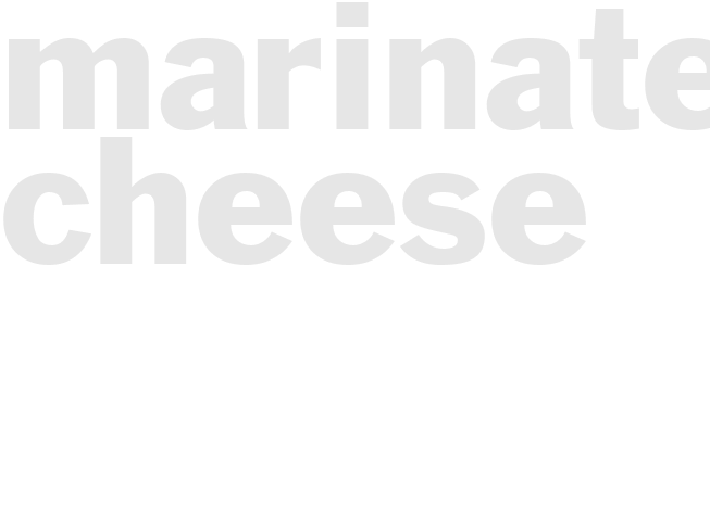 Marinated Cheese