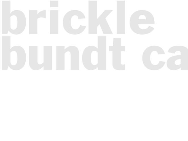 BRICKLE BUNDT CAKE 