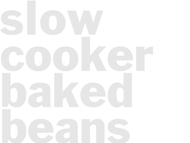 Slow Cooker Baked Beans