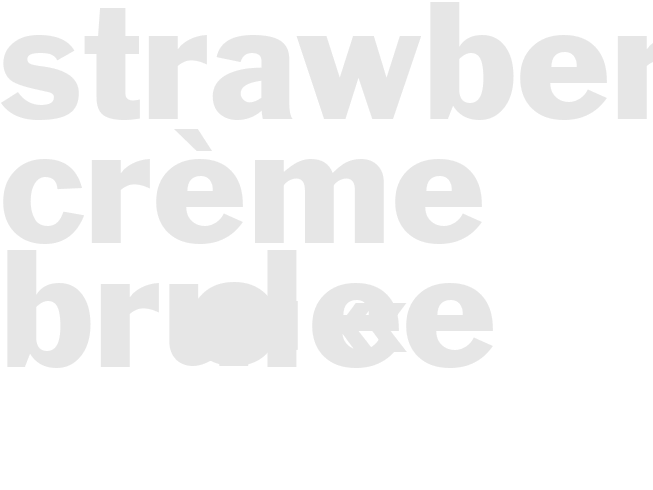 Strawberry Crème Brûlée