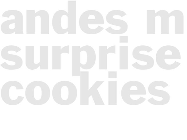 Andes Mint Surprise Cookies