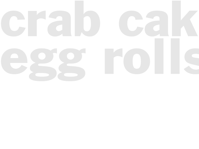Crab Cake Egg Rolls 