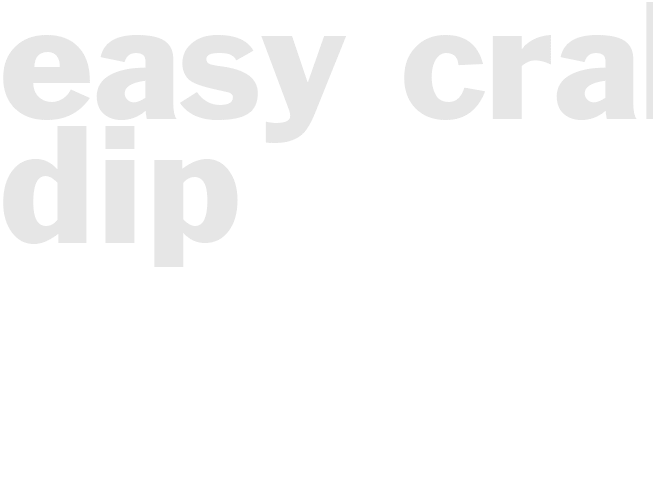 Easy Crab Dip