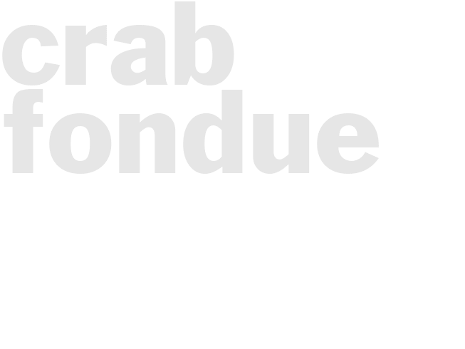 Crab Fondue