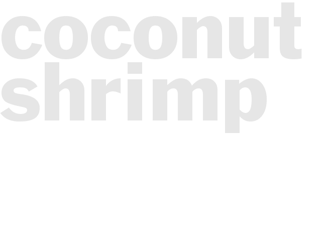COCONUT SHRIMP 