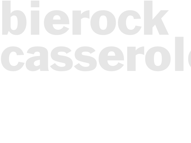 BIEROCK CASSEROLE  