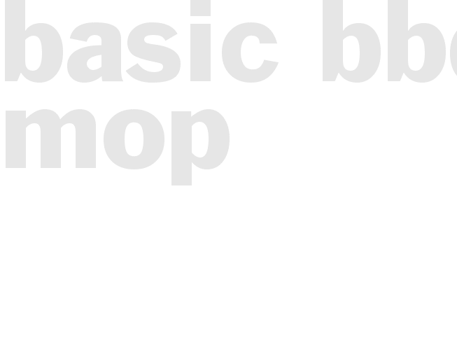 BASIC BBQ MOP 