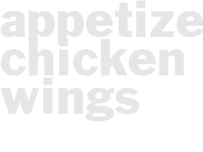 APPETIZER CHICKEN WINGS