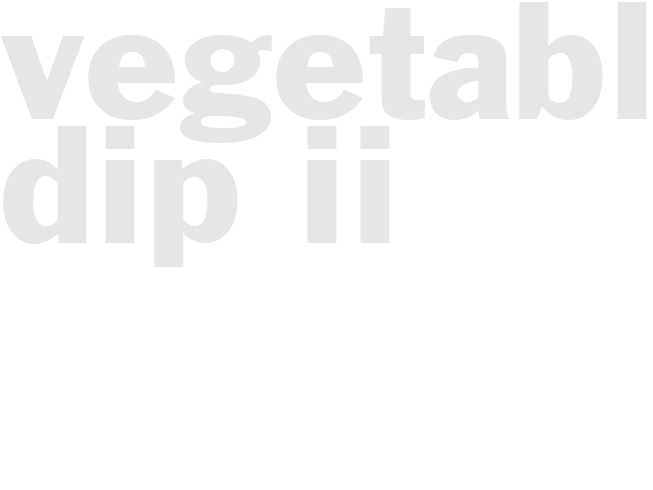 VEGETABLE DIP II