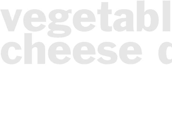 VEGETABLE CHEESE DIP