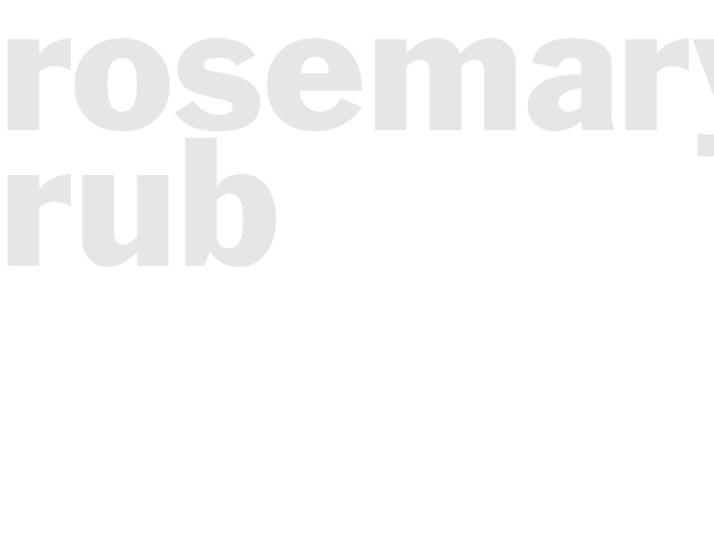 ROSEMARY RUB