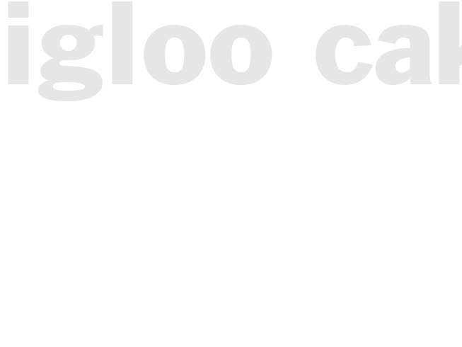 IGLOO CAKE